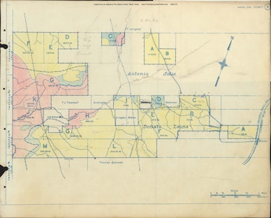 008 1945 Angelina County Timberlands Map 06