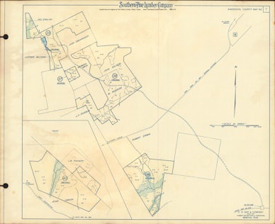 009 1955 Anderson County Timberlands Map 07