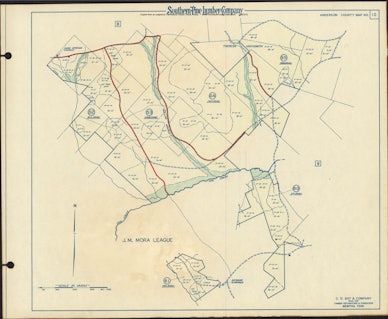 012 1955 Anderson County Timberlands Map 10