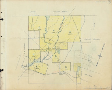 015 1945 Angelina County Timberlands Map 13