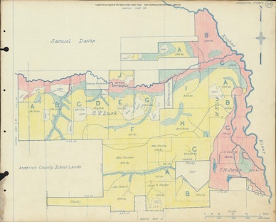 032 1945 Anderson County Timberlands Map 029