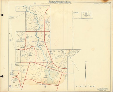038 Angelina County Timberlands Map 13