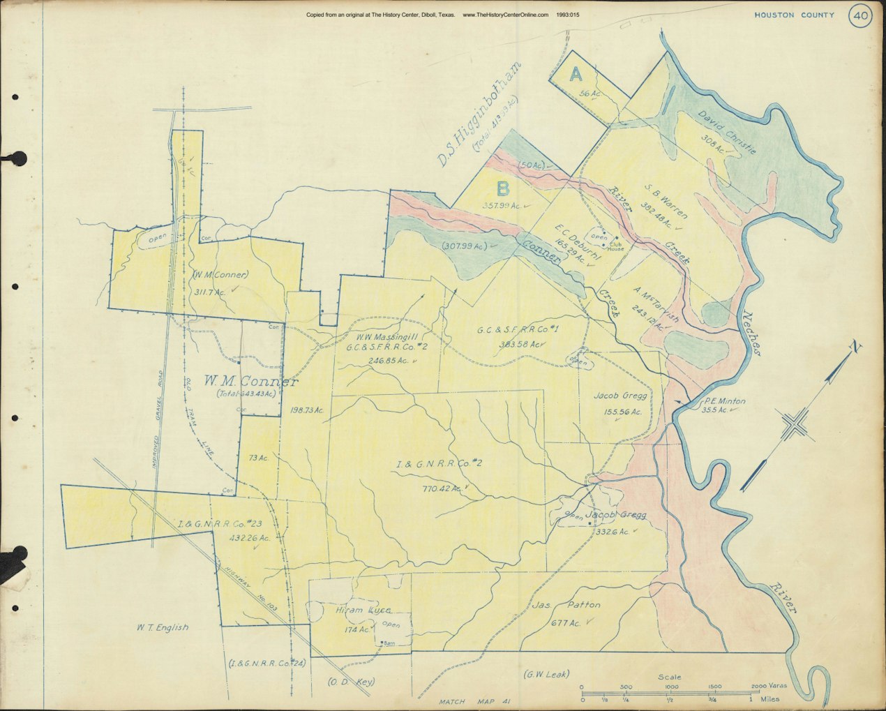 044 1945 Houston County Timberlands Map 040