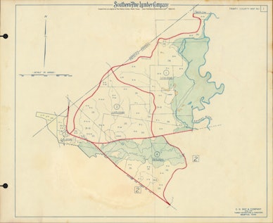 056 1955 Trinity County Timberlands Map 01