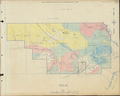 058 1945 Trinity County Timberlands Map 053