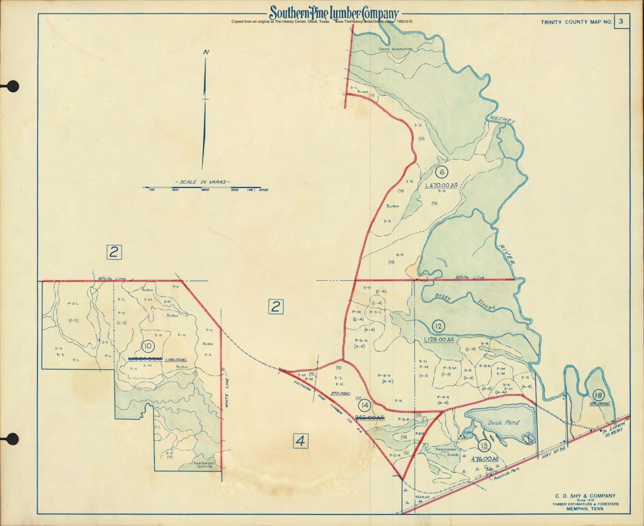 058 1955 Trinity County Timberlands Map 03