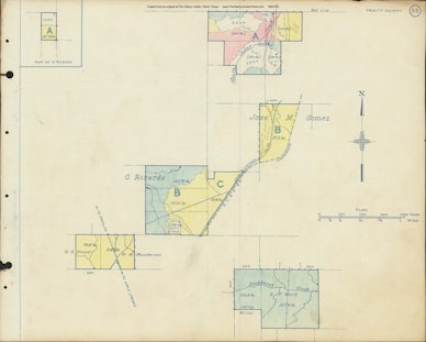 060 1945 Trinity County Timberlands Map 055