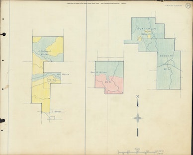 061 1945 Trinity County Timberlands Map 056