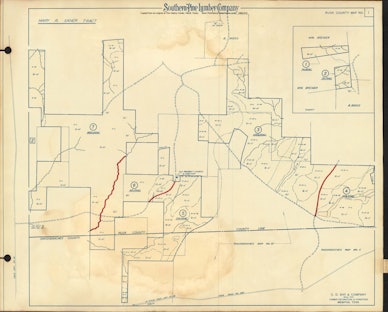 071 1955 Rusk County Timberlands Map 01