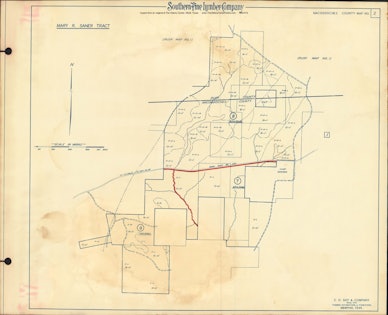 074 1955 Nacogdoches County Timberlands Map 02