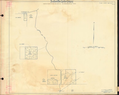 075 1955 Nacogdoches County Timberlands Map 03
