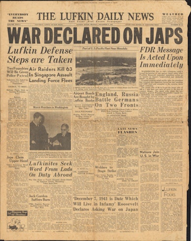 1941 Lufkin Daily News Dec 08