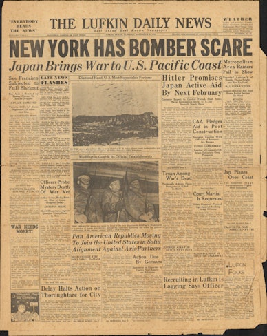 1941 Lufkin Daily News Dec 09