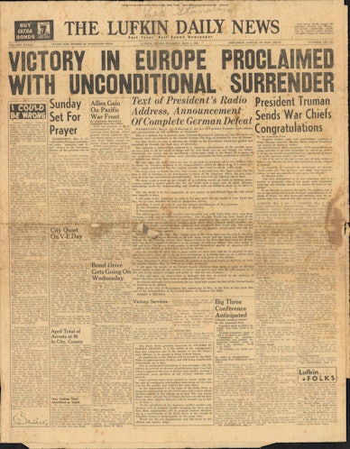 1945 Lufkin Daily News May 08