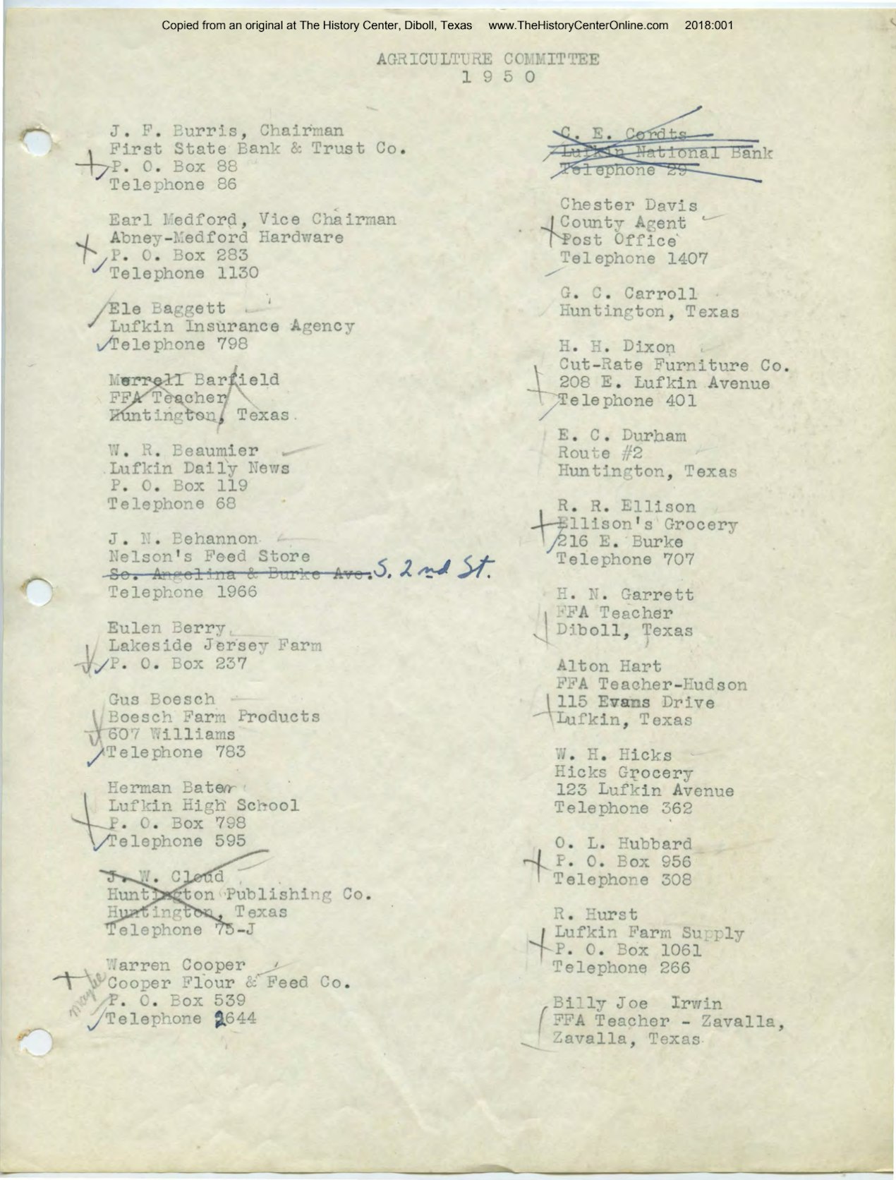 1950-1953 ACCM Committee Minutes