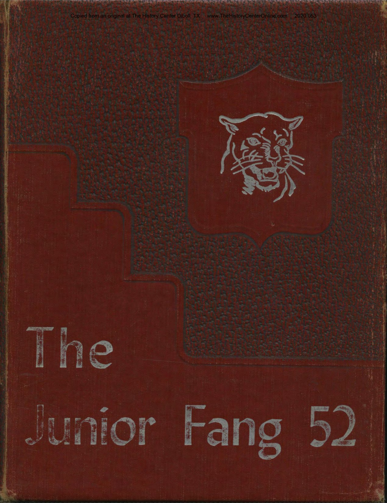 1952 Junior Fang, Lufkin Junior High School