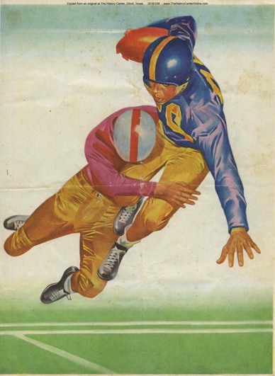 1953 10 09 Football Program