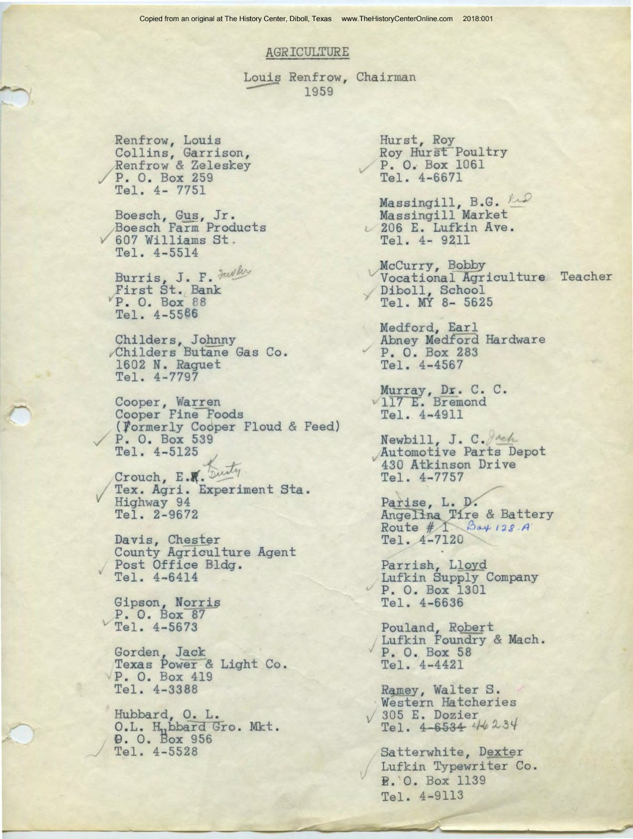1959-1962 ACCM Committee Minutes