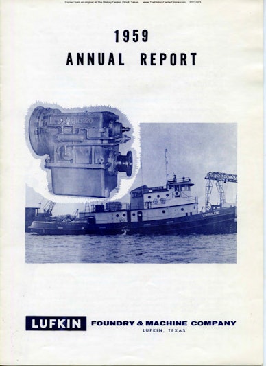 Lufkin Annual Report 1959