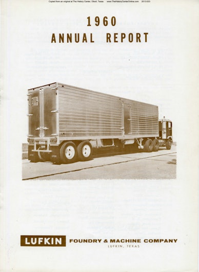 Lufkin Annual Report 1960