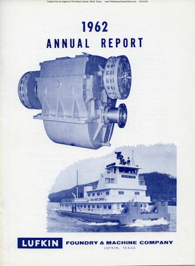Lufkin Annual Report 1962