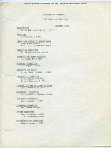 1963-1966 ACCM Committee Minutes
