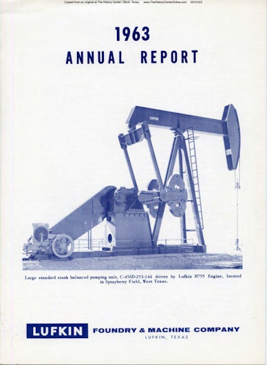Lufkin Annual Report 1963
