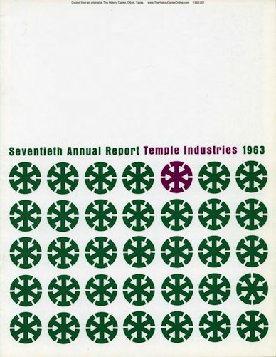 1963 Temple Industries Annual Report