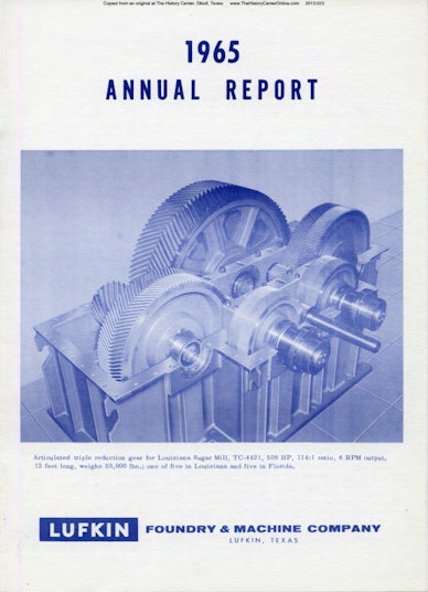 Lufkin Annual Report 1965