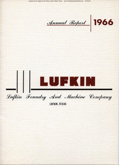 Lufkin Annual Report 1966