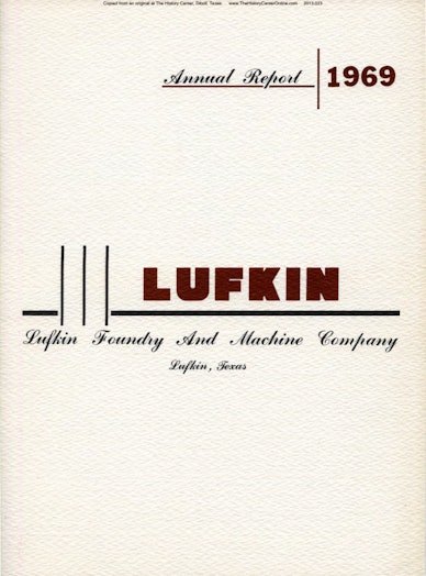 Lufkin Annual Report 1969