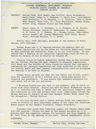 1971-1972 ACCM Committee Minutes