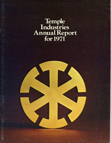 1971 Temple Industries Annual Report