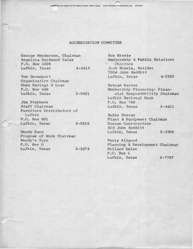 1976-1979 ACCM Committee Minutes