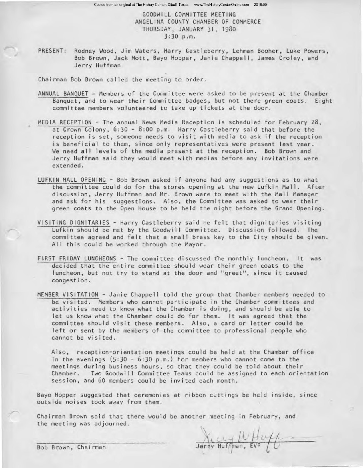 1980-1983 ACCM Committee Minutes