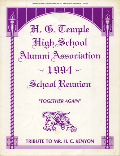1994 H.G. Temple Alumni Directory