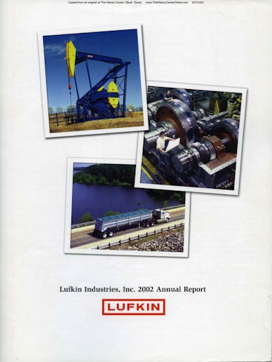 Lufkin Annual Report 2002