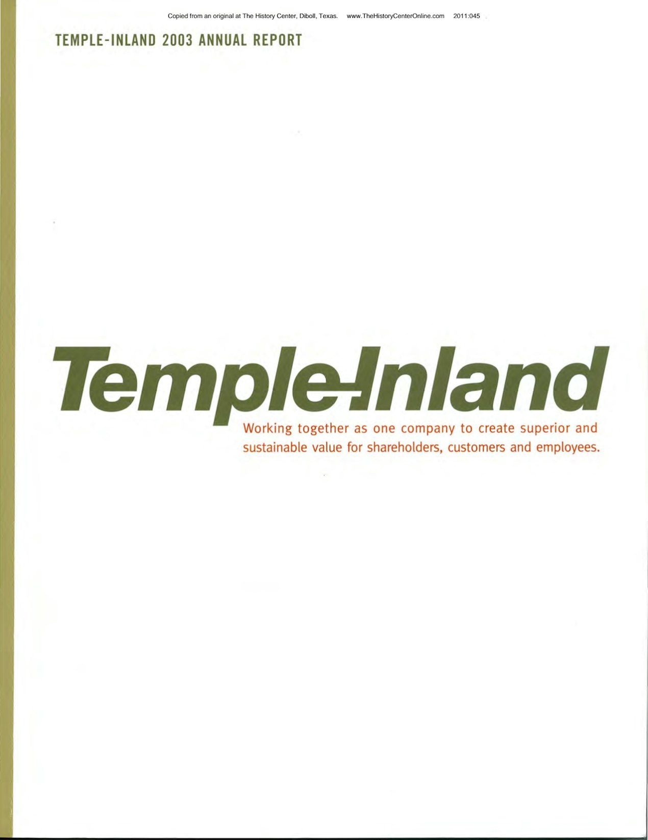 2003 Temple-Inland Annual Report