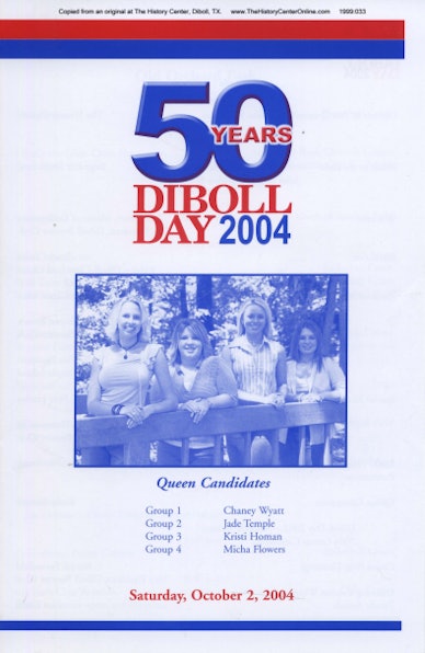 2004 Diboll Day Program