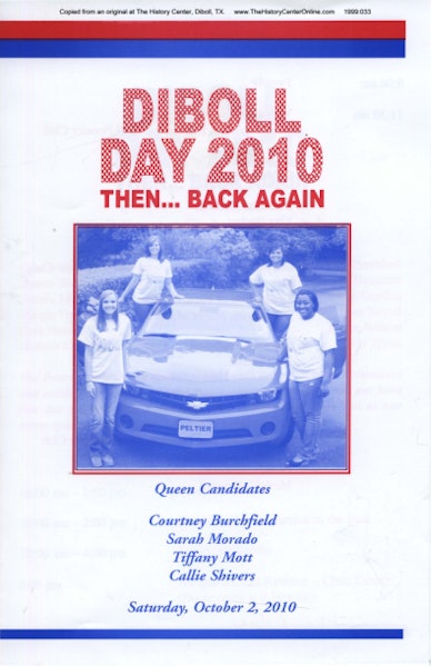 2010 Diboll Day Program
