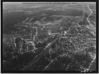 Aerial Photo - Diboll Looking North 1950