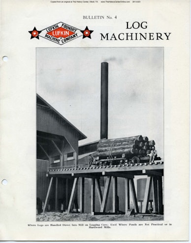 04 Bulletin 4, Log Machinery