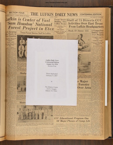 Lufkin Daily News Centennial Edition August 16, 1936