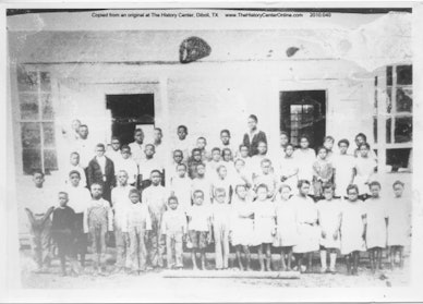 Diboll Colored School Students