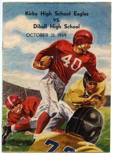 1949 10 21 Diboll High School Football Program