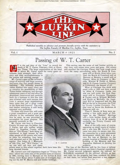 Lufkin Line 1921 03-March