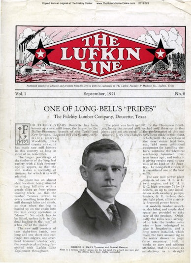 Lufkin Line 1921 09-September