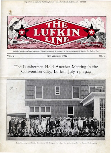 Lufkin Line 1922 07-July/August