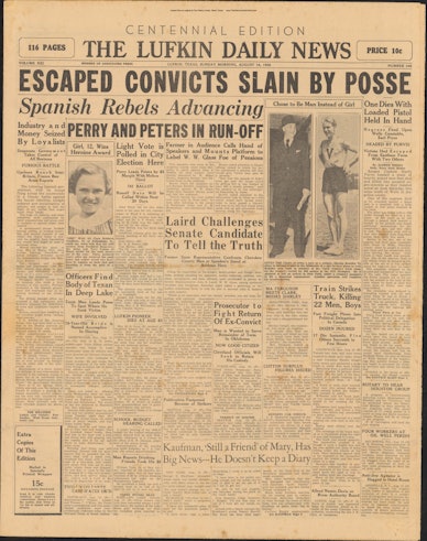 Lufkin Centennial Edition of the Lufkin News, 1936 08 16 01