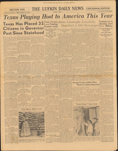 Lufkin Centennial Edition of the Lufkin News, 1936 08 16 05